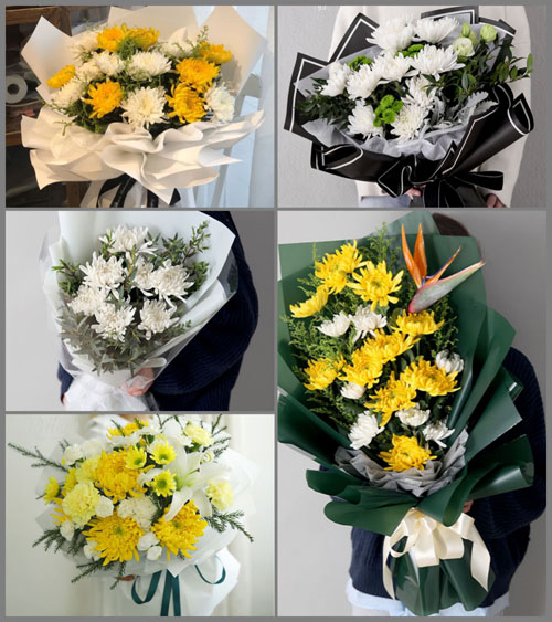 湖北孝感市安陆市辛榨乡菱湖村白事花束代送